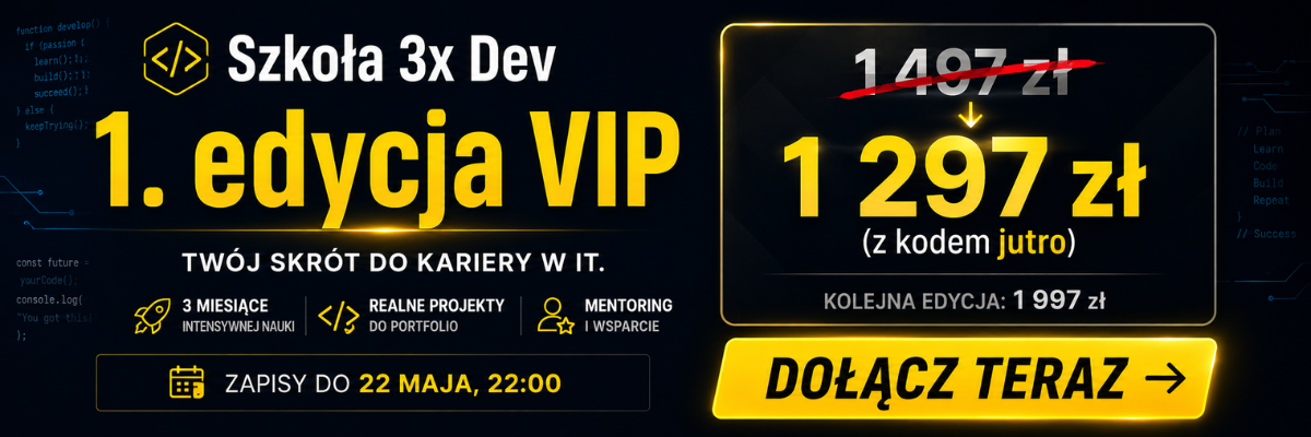 Szkolenie Szkoła 3x Dev