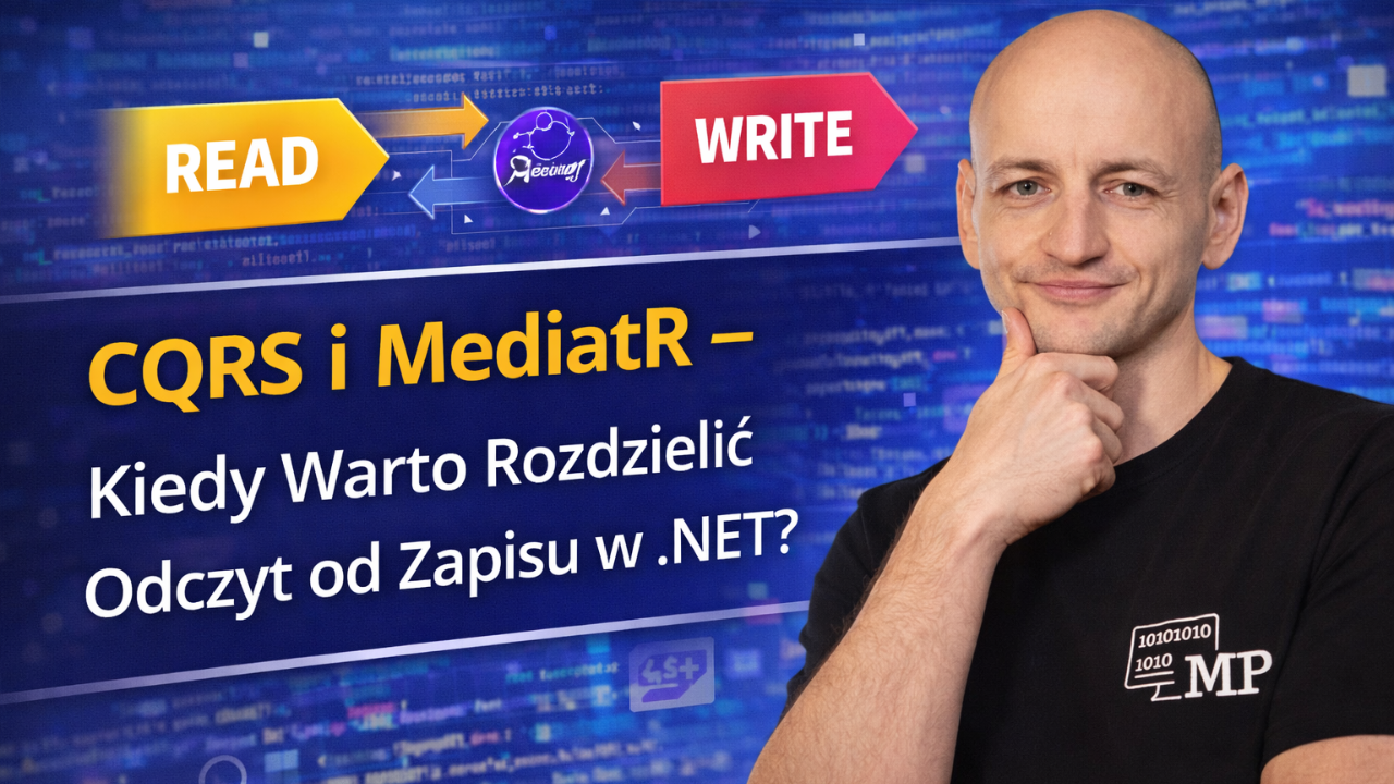 CQRS i MediatR - Kiedy Warto Rozdzielić Odczyt Od Zapisu w .NET?