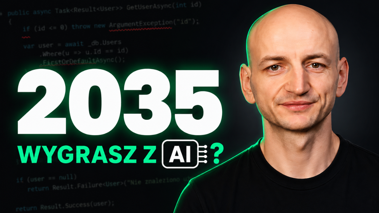 Jak sprawdzać kod wygenerowany przez AI? Code review w ASP.NET Core i 5 umiejętności seniora 2035