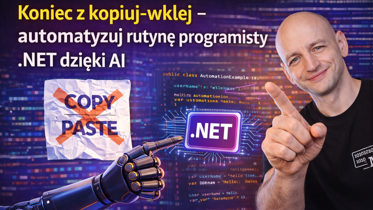 Koniec z kopiuj-wklej – automatyzuj rutynę programisty .NET dzięki AI