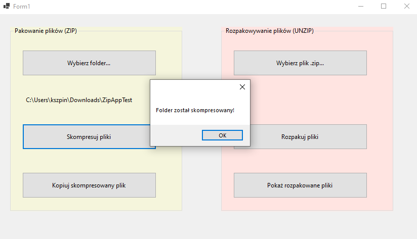 Praca z Plikami ZIP w C#/.NET w Praktyce - 6