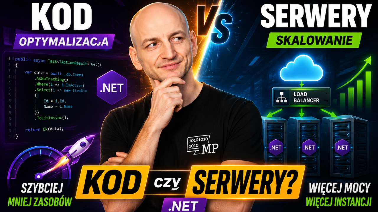 Skalowanie aplikacji .NET - optymalizować kod czy dokładać serwery?