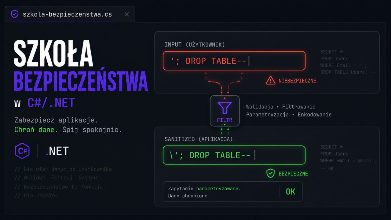 Szkoła Bezpieczeństwa w C#/.NET